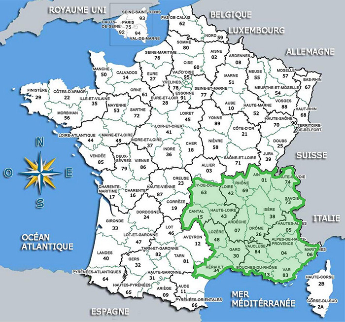 South East France Map Map Of Rose Bowl South East France Map Map Of Rose Bowl