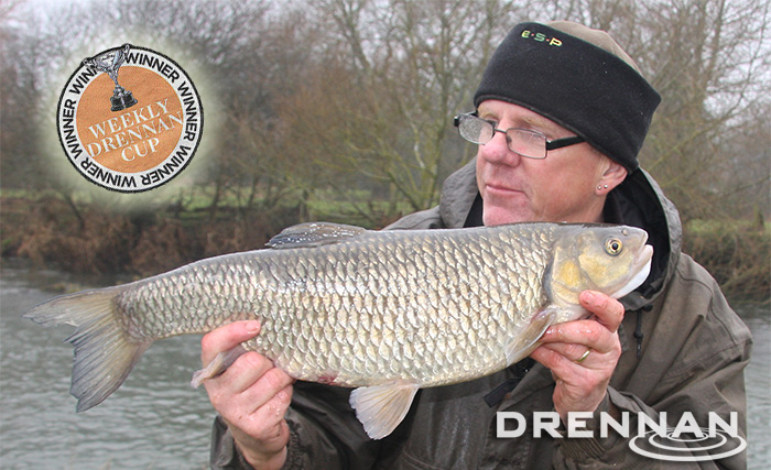 Welsh ace Terry ‘Theo’ Theobald capped a memorable period trotting for specimen Chub at the end of the season with this 7lb 4oz stunner from the Dorset Stour!
