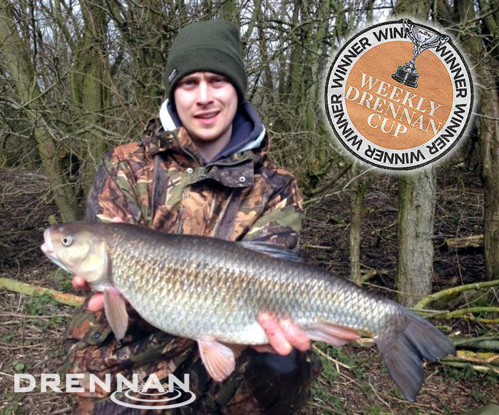 Wolverhampton’s Steven Brady won a Drennan Award in this week’s Angling Times for one of the biggest ever Chub from a Canal, with this 7lb specimen!