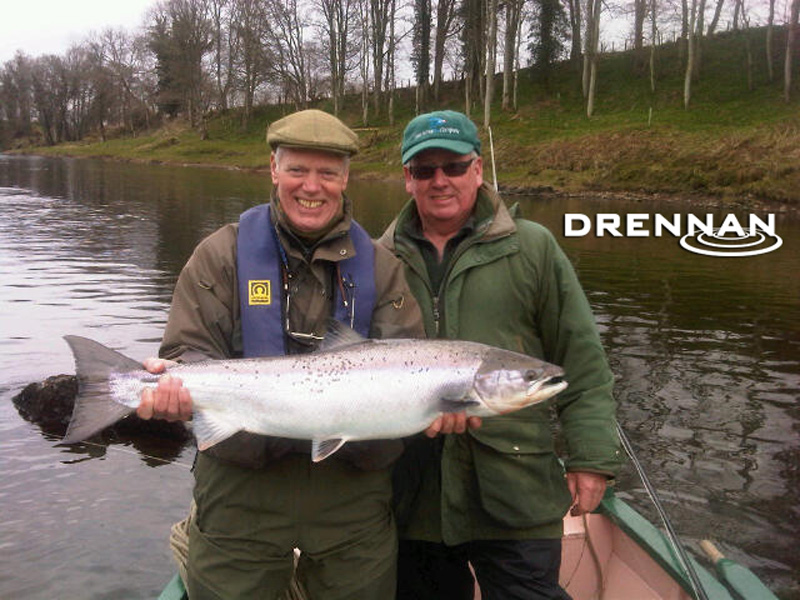 Paul and his dad Trevor travelled up in a party of six to the Isla Mouth Beat of the River Tay a couple of weeks ago