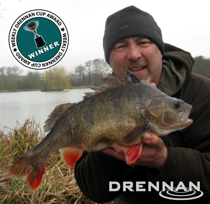 Ian Henderson won a weekly Drennan Cup award in Tuesday’s Angling Times with this specimen Stillwater Perch, which weighed in at 4lb 8oz!