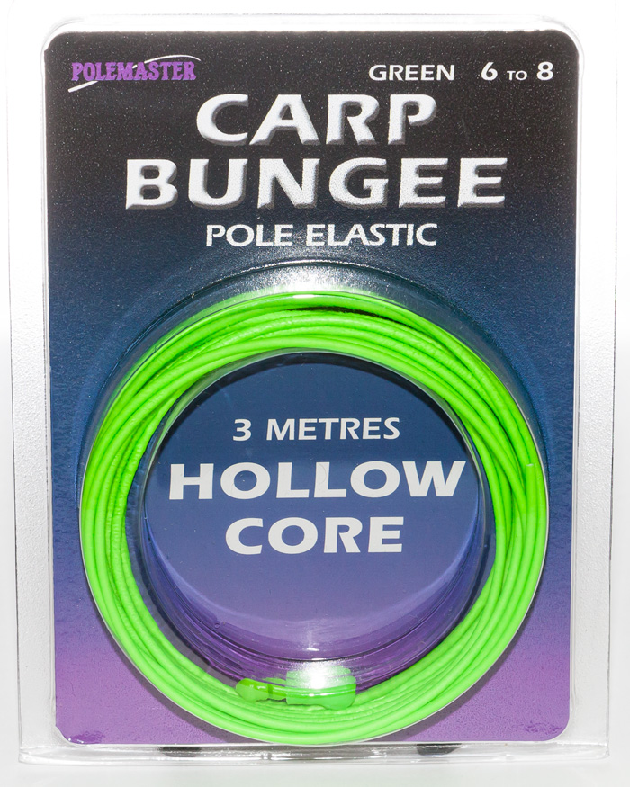 Takes all light elastic,  up to and including Green Carp Bungee.