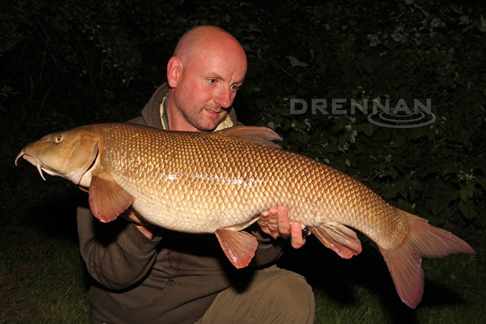 Dr Paul with a 16lb+ Barbel from the Dove