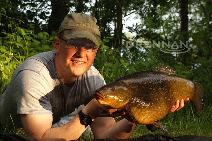 Steve with his 11lb 13oz Tench – part of a catch of four over 10lb!