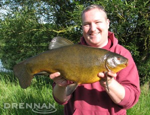 Jamie's 9lb 15oz tench.