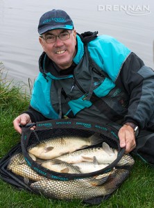 Alan with a winter catch from Lindholme's Bonsai Lake.
