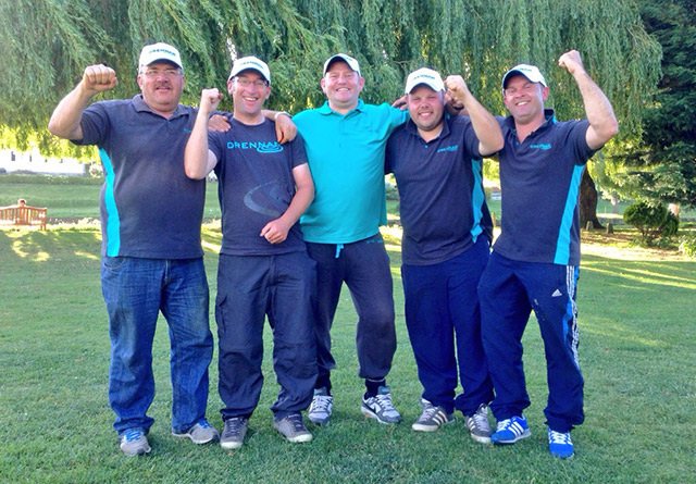 Team Drennan: (from left) Wayne Swinscoe, Jon Arthur, Dean Barlow, Dan Varney, Steve Winter.