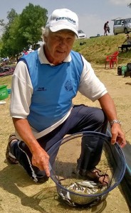 Roger Marlow with his hard-earned Day Two catch.