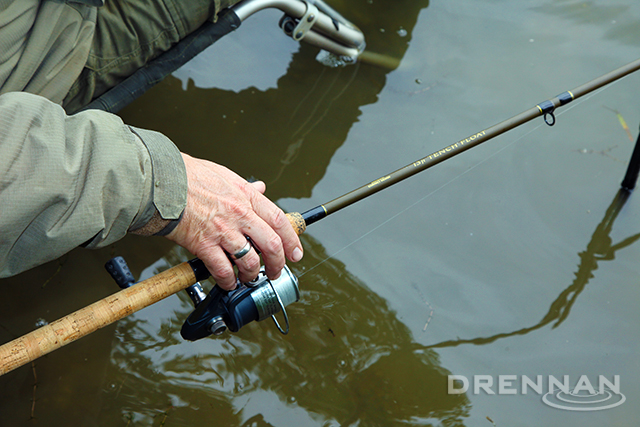 The Drennan Tench Float Rod, and FD4000-Reel, a perfectly balanced setup.-