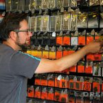 Vast array of tackle at Eric's Angling Centre.